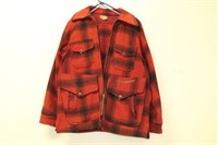 Red and black Pine Tree wool jacket