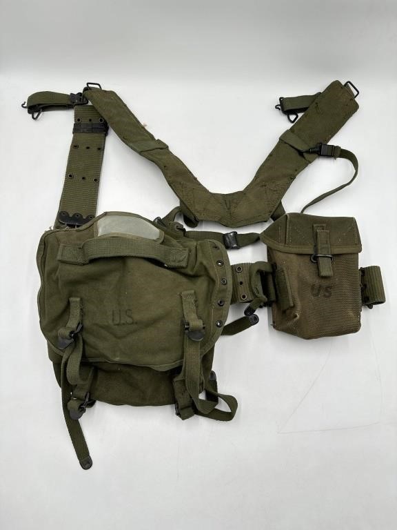 US 1956 Vietnam War Suspenders, Combat Field Pack