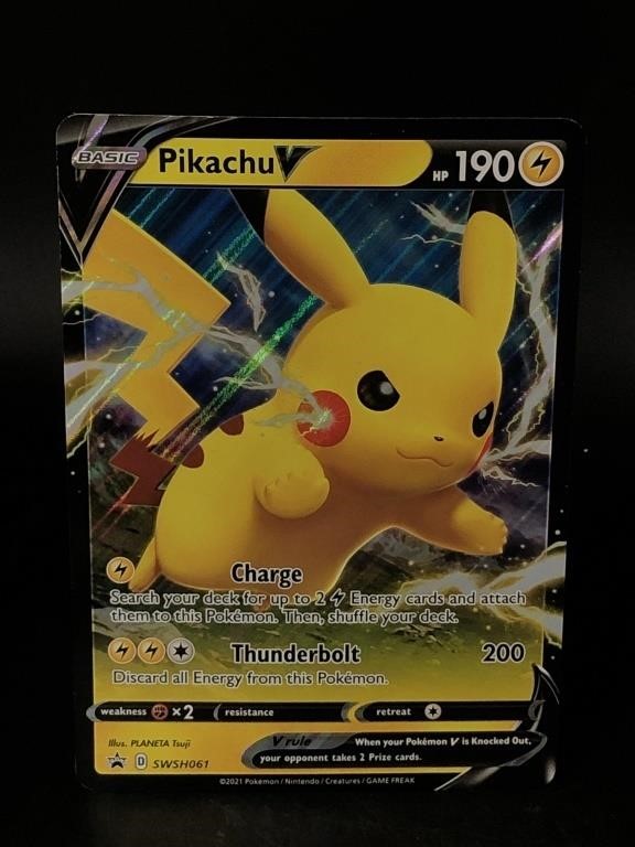 Pokémon TCG Pikachu V SWSH Black Star Promos