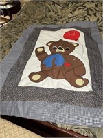 Handmade baby quilt