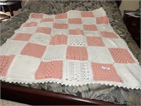 Handmade crocheted blanket
