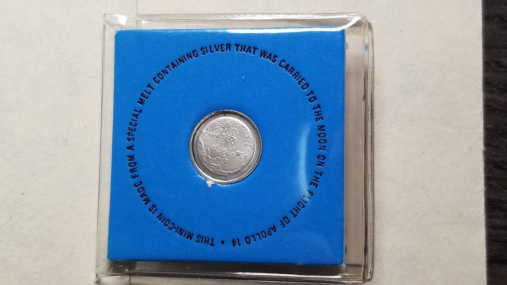 Franklin Mint Authentic Apollo 14 Silver Coin