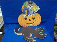 cardboard Halloween decorations 15"