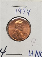 BU 1974 Lincoln Penny