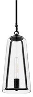 Desmond 60-watt 1-light Black Pendant