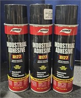 3 Cans Industrial Adhesive 8177