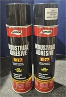 2 Cans Industrial Adhesive 8177