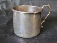 VTG Sterling Silver Engraved Child Cup