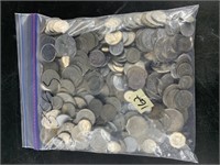3 Pounds of misc. mostly European foreign coins