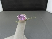 Ring Size 7 1/2 -  Purple Ice