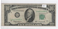 1950D $10 Federal Reserve Note