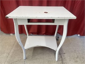 Vintage wooden hallway table/stand. Needs some