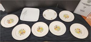 Assorted Luncheon China Plates - Simpsons Potters