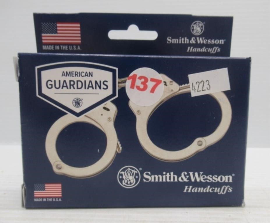 Smith and Wesson guardian hand cuffs model 13772.