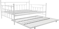 DHP Manila Metal Queen Size Daybed  Full Trundle