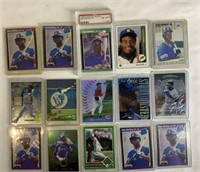 Ken Griffey Junior baseball cards including e