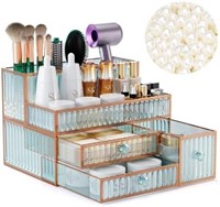 Youdepot Tempered Glass Makeup Organizer -