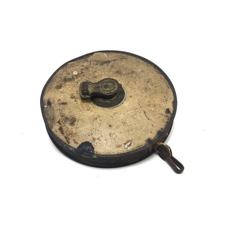 Antique 75ft Tape Measure Possibly Military?