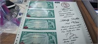 AMERICAN LIBERTY CURRENCY SILVER CERTIFICATES