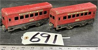 American Flyer Tin Train Cars