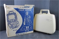 Vintage Portable Hairdryer w/ Box