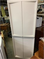 LIGHT GREY STORAGE CABINET PLASTIC