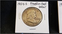 1954S Franklin Half Dollar