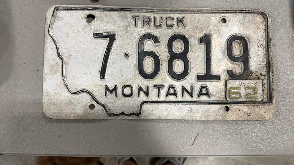 MONTANA LICENSE PLATE