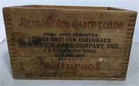 Remington game loads crate