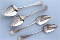 Set Four Peter and William Bateman Sterling Silver