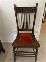 Wooden Chair with Cushion