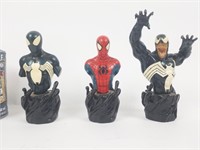 3 figurines : 2 Spiderman et Venom (Marvel)*