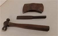 Axe Head, Hammer & Pry Tool