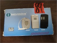 Inovonics double-button belt clip transmitter