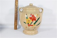 VTG " Yellow ware" cookie jar 1930s-40s