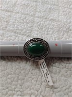 Green Onyx Ring Size 8