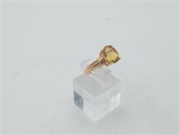 14K Yellow Gold Citrine Ring