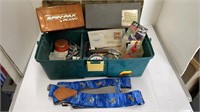 VINTAGE PLANO TACKLE BOX WITH CONTENTS
