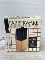 Farberware never needs sharpening 9 piece steak