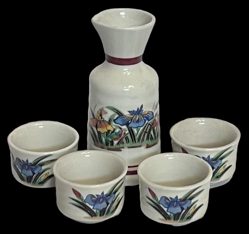 Vintage Japanese Sake Set