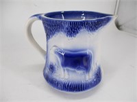 Blue & White Pottery Cow Pitcher