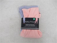 2-Pk Nautica Girl's 8 Sleepwear Pant, Pink and