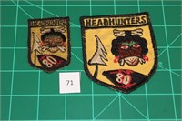 Headhunter 80 (2 Patches) Vietnam USAF Military Pa