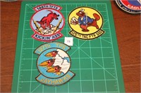 125th TFS; 148th TFTS; 127th TFS 3 Patches USAF