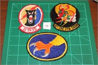 Claw (33rd TRS); 21st TFTS; 4th TFS USAF Patches