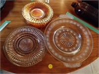 lot of decorative plates , biggest 11"