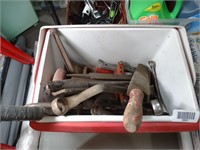 Preowned Hand Tool Lot in Cooler