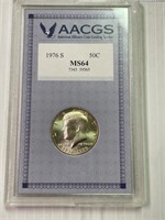 AACGS 1976-S MS64 Kennedy Half Dollar