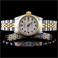 Rolex YG/SS DateJust Ladies Wristwatch