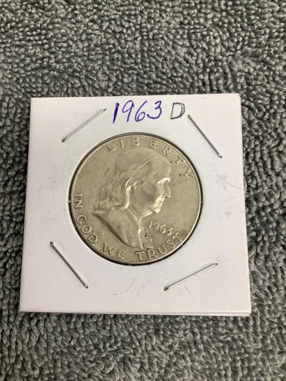 1963 D Franklin Half-Dollar